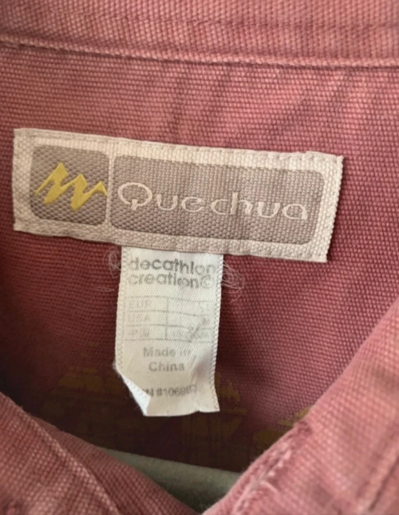 Veste camisa bordô feminina - Tamanho XL/XXL Quechua – photo 4